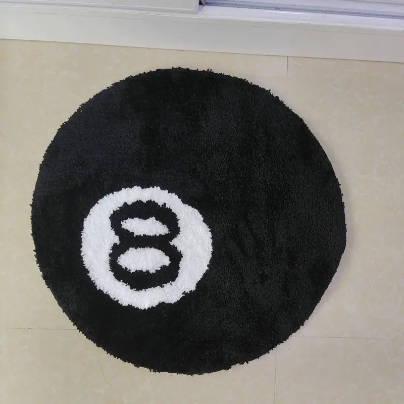 Stylish 8 Ball Rug