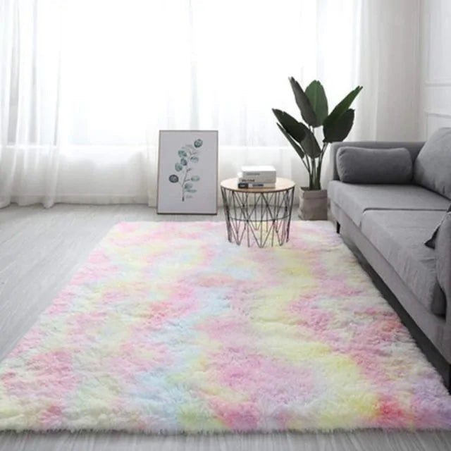 Colorful Fluffy Carpet